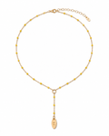 Collier Riviera | perle jaune