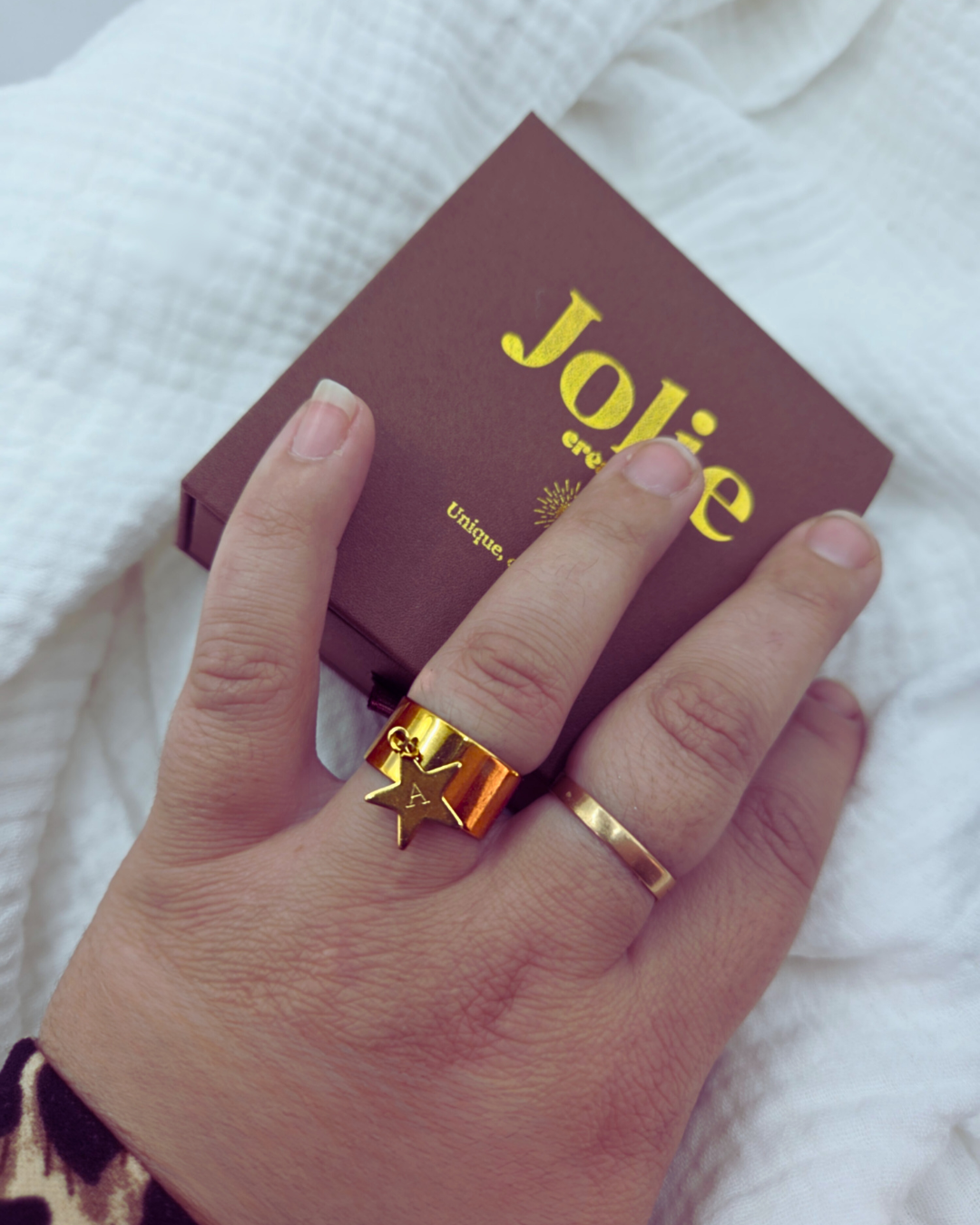 Star | Bague Breloque Personnalisée