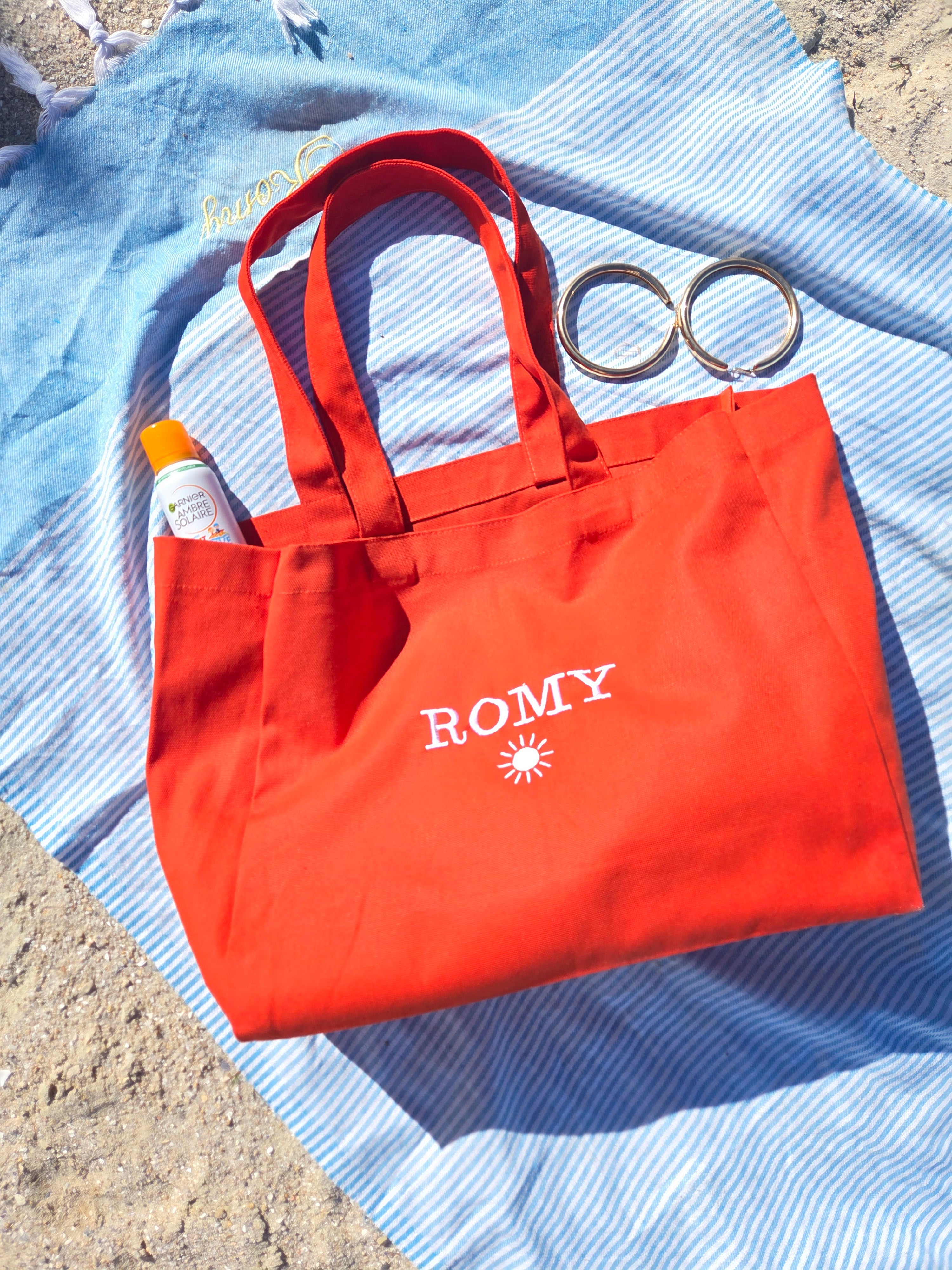 Cabas XXL Terracotta | personnalisable