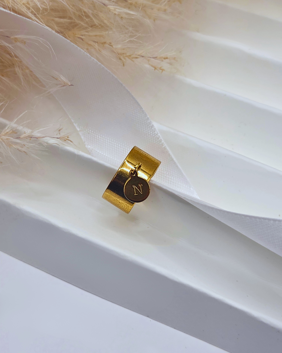 Bague Breloque Initiale