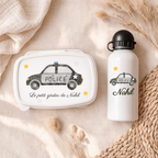 Boîte à goûter et Gourde personnalisable | Policier