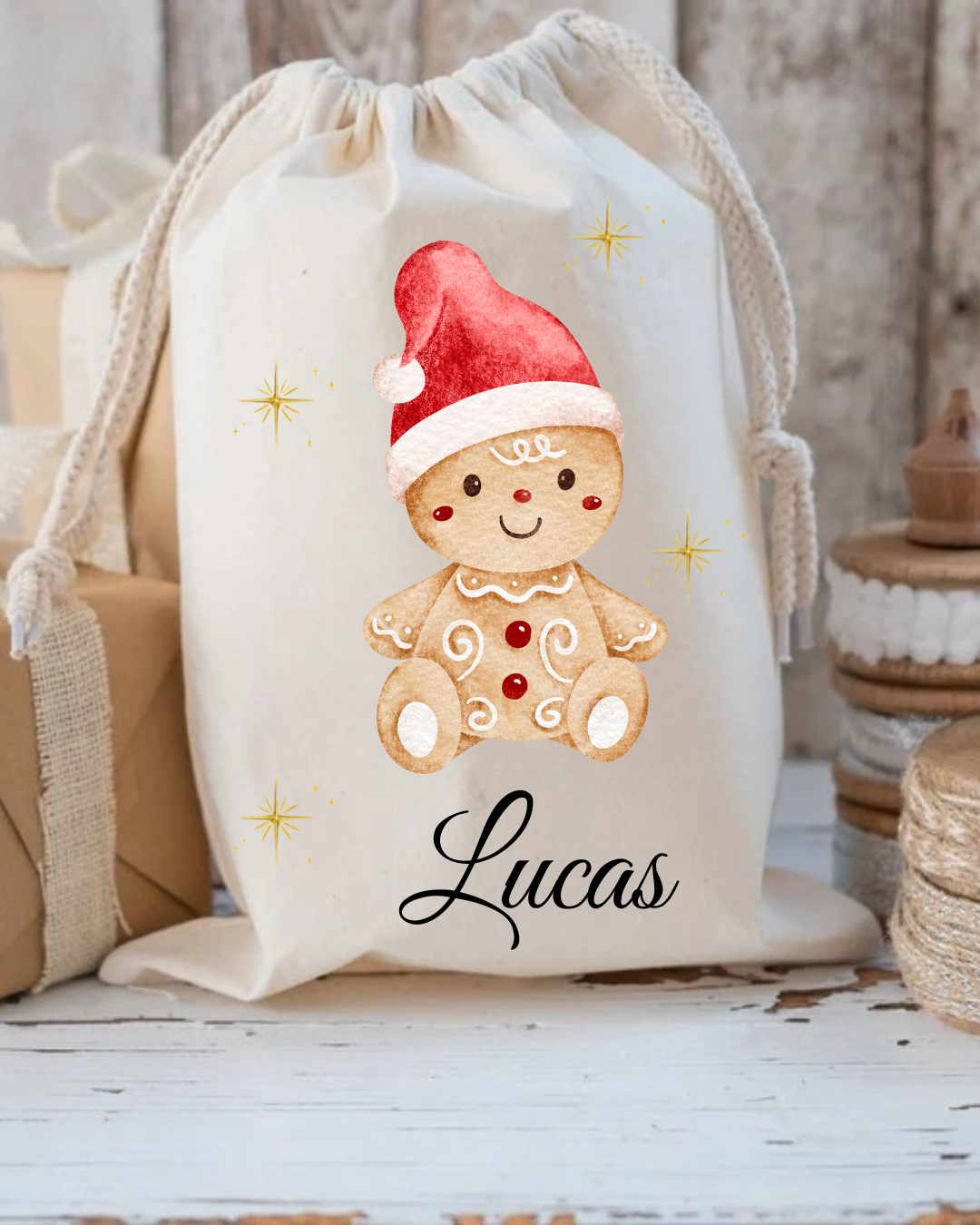 Hotte Noël | Pain d'épice avec bonnet