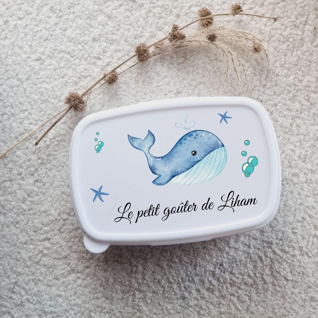 Boîte à Goûter et Gourde – Baleine