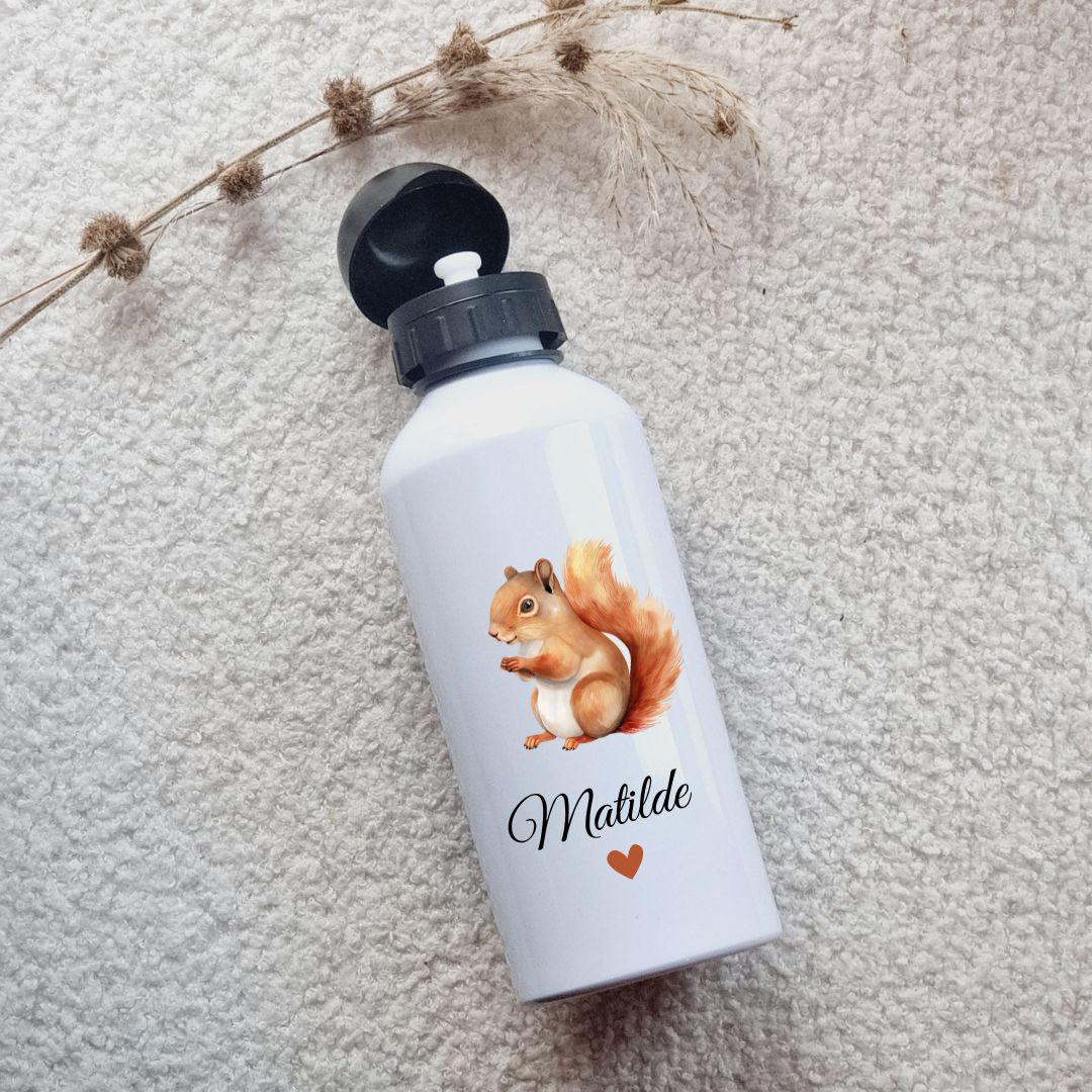 Boîte à goûter et Gourde Joli écureuil