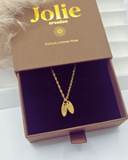 Collier pendentif l Initiale