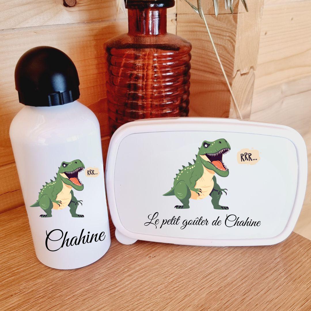 Boîte à goûter et Gourde T-rex