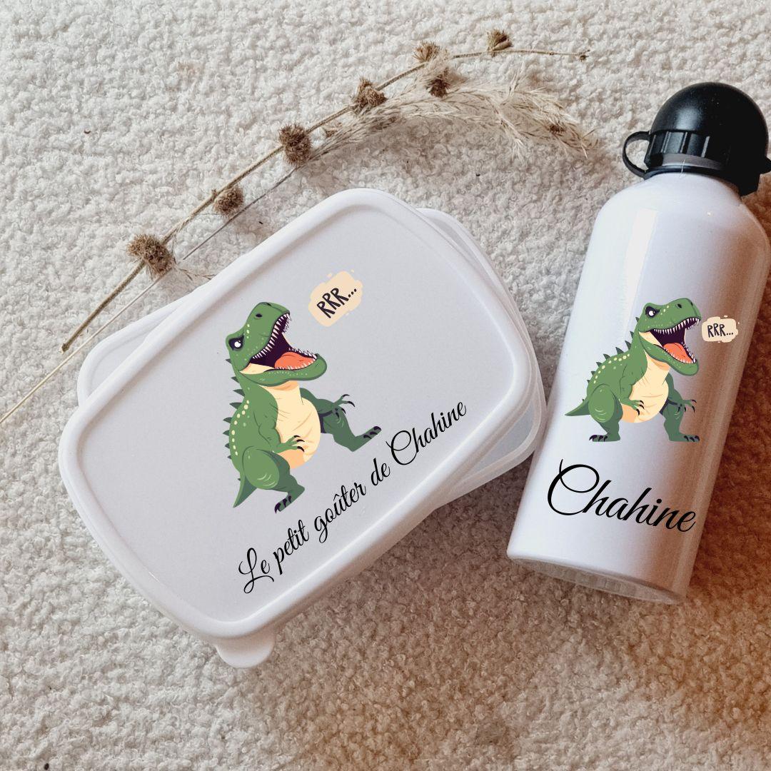 Boîte à goûter et Gourde T-rex
