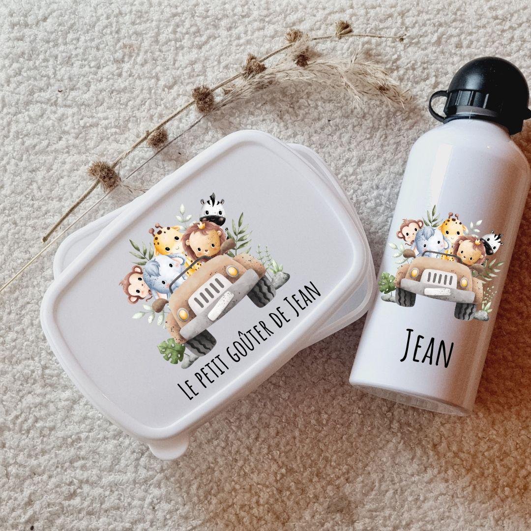 Kit Boîte à Goûter et Gourde  Jungle