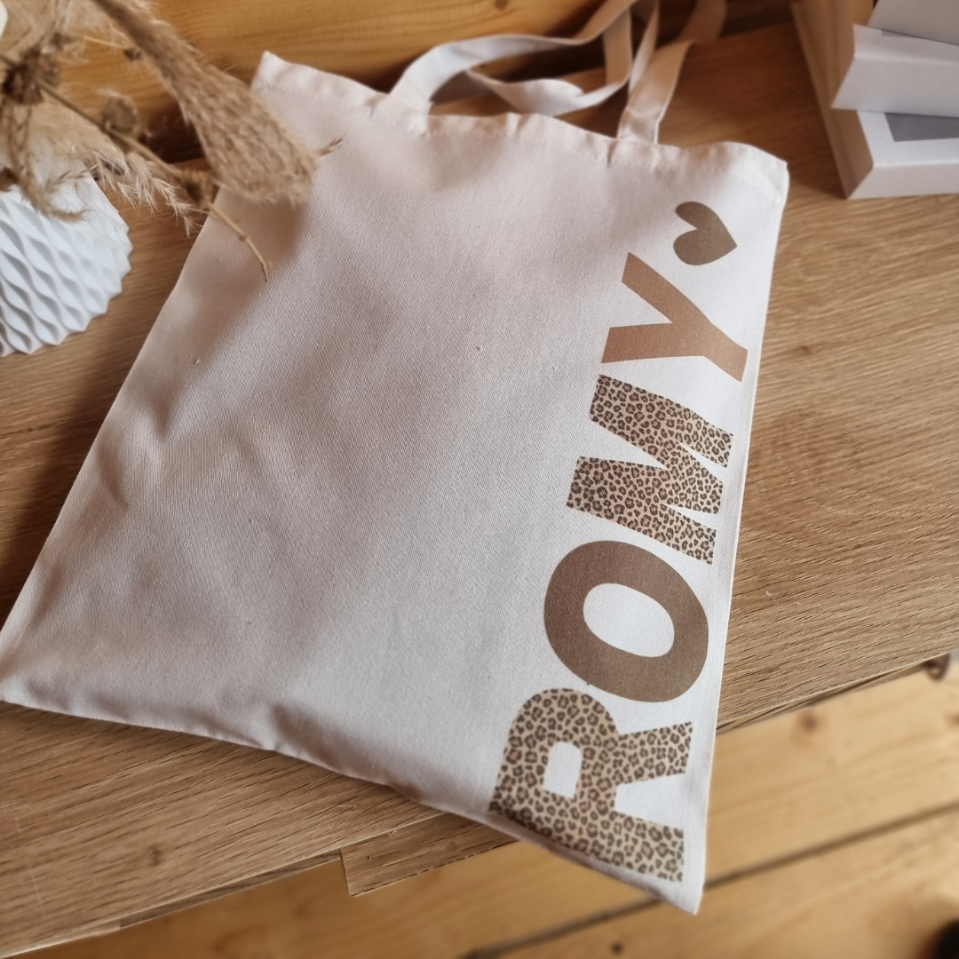 Cabas Prénom Léopard