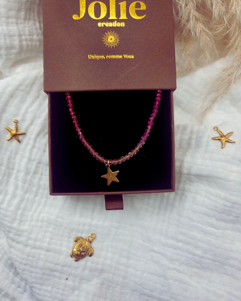 Rosela| Collier perle personnalisé