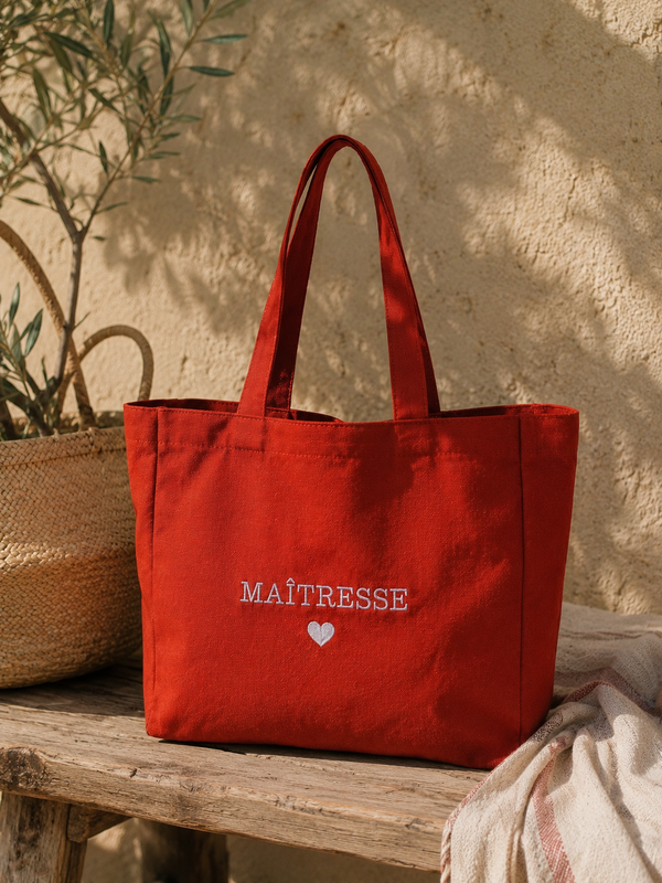 Cabas XXL Terracotta | Cadeaux Maîtresse