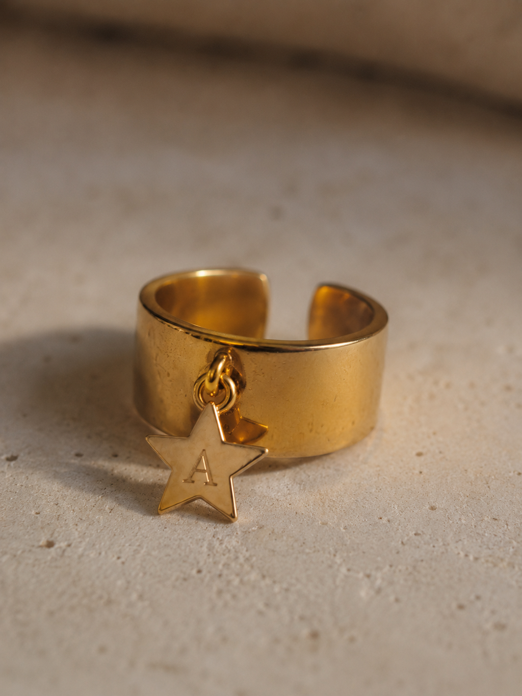 Bague Breloque personnalisable |  Star