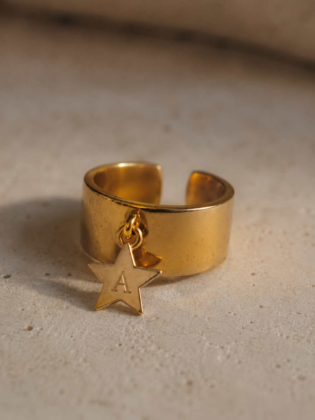 Bague Breloque personnalisable |  Star