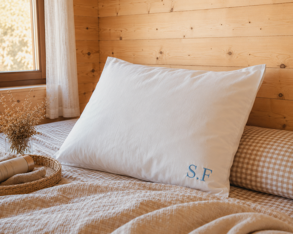 Taie d'oreiller Initiale | 100 % personnalisable
