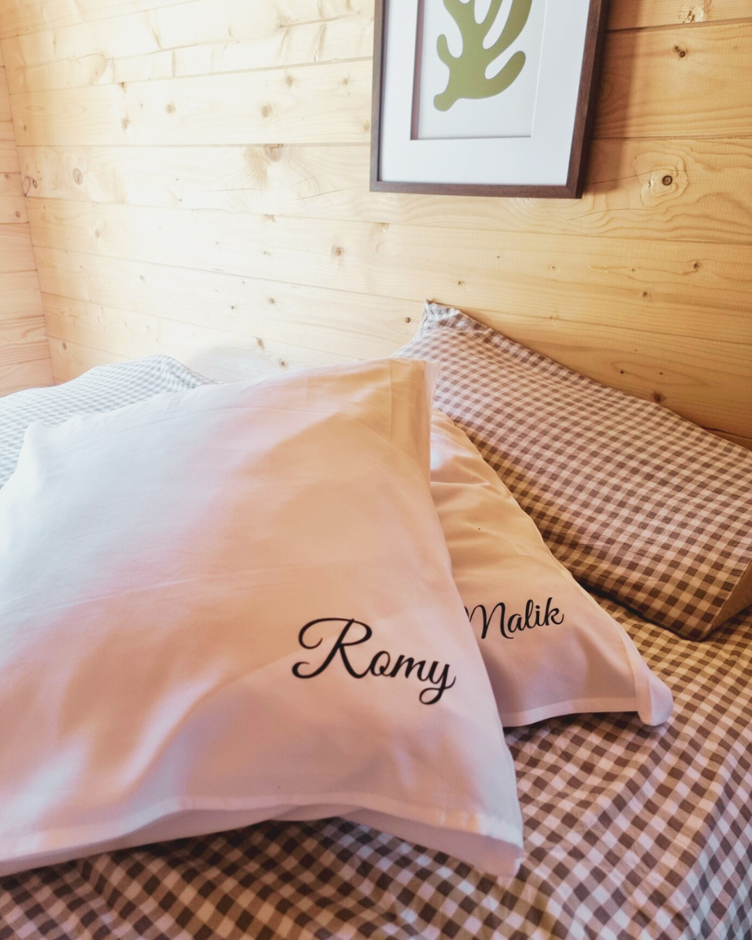 Taie d'oreiller Initiale | 100 % personnalisable