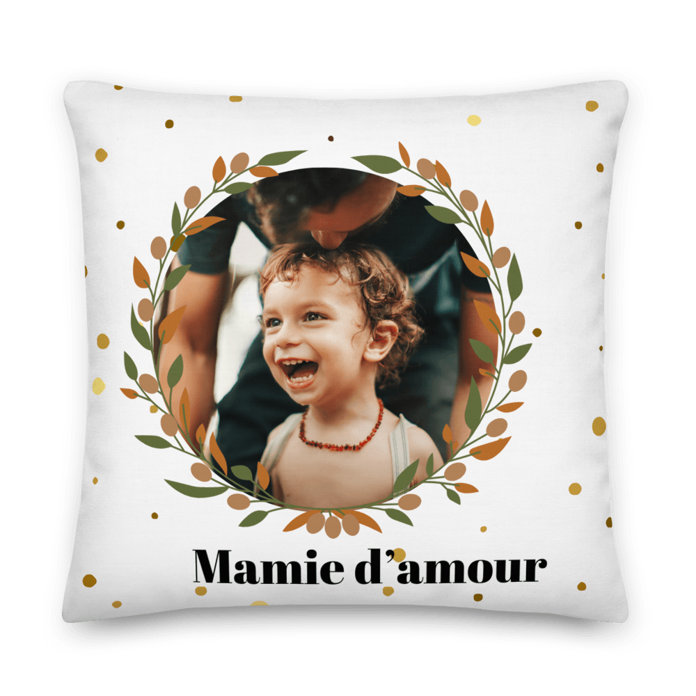 Coussin Photo Mamie d'amour
