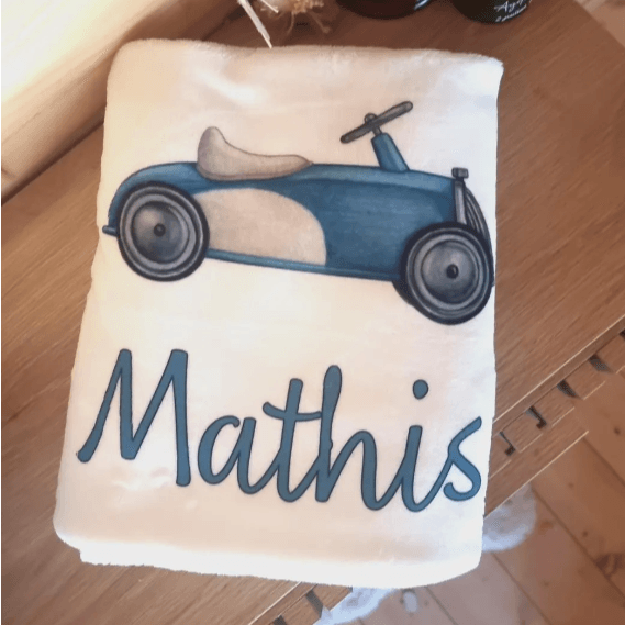 plaid personnalisé bébé cadeaux naissance 